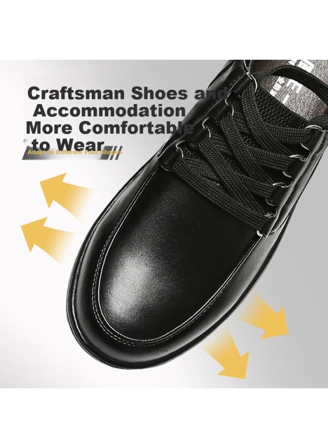 Kitchen King Chuwang Chef'S Special Shoes Casual Leather Shoes Anti-Slip Oil-Resistant Water-Resistant Work Shoes Comfortable And Durable 6805 Thick-Soled Version Size 45 - Image 5