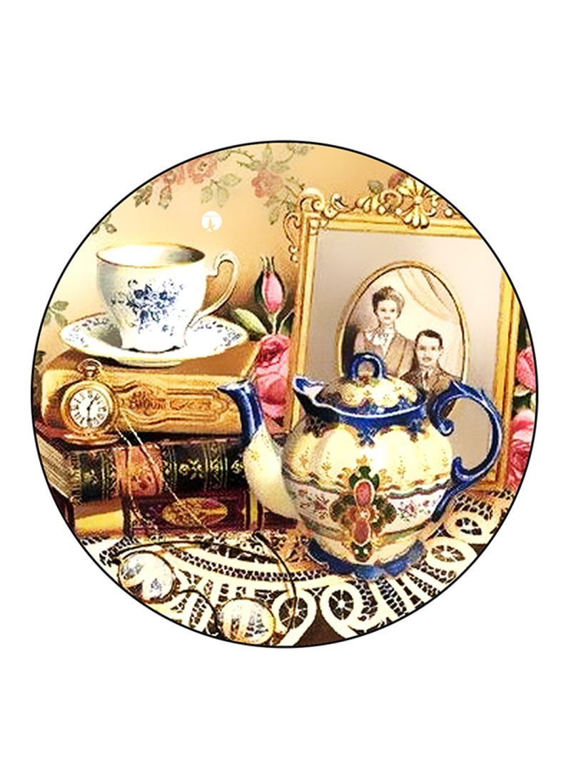 RKN Vintage Art Printed Large Pin Multicolour - Image 2