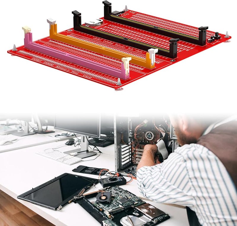 DDR3 DDR4 DDR5 RDIMM UDIMM Memory Tester with LED Indicators for Desktop and Server Computers - Image 3