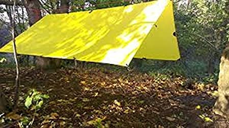 RK Trends Tarpaulin Tirpal Tadpatri Tharpai Thadika with Aluminium Eyelets Multipurpose 130 GSM HDPE Febrics Yellow 15Ft x 12Ft - Image 5