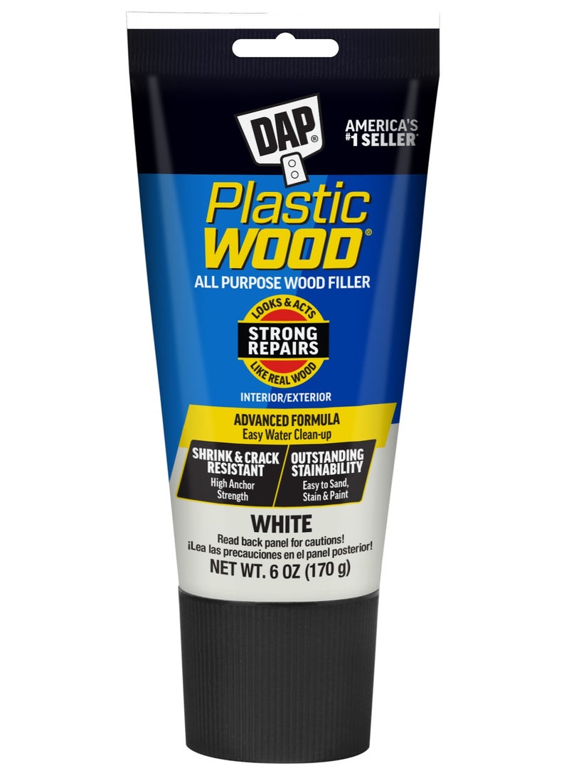 Dap Plastic Wood Filler White 170 G
