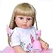 KOKOMANDY Collectible Lifelike Reborn Baby Dolls Full Body Silicone Vinyl 22 Inch 55cm Realistic Newborn Girl Doll Cute Beauty Bebes Silicona Baby Reborn Toy Gifts for Kids Age 3 - Image 4