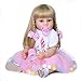 KOKOMANDY Collectible Lifelike Reborn Baby Dolls Full Body Silicone Vinyl 22 Inch 55cm Realistic Newborn Girl Doll Cute Beauty Bebes Silicona Baby Reborn Toy Gifts for Kids Age 3 - Image 2