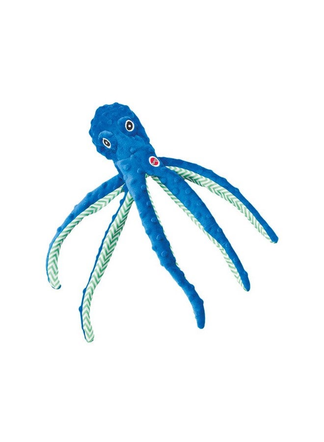 SPOT by Ethical Products Skinneeez Extreme Stuffless Dog Toy with Squeaker | Extra Strong Plush Tug of War Octopus Squeak Toy for Small and Large Dog Breeds | 16", 1-Pack - Image 1