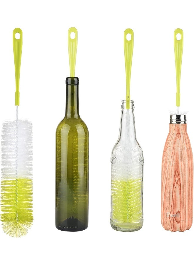 ALINK 16” Long Bottle Brush Cleaner for Washing Wine/Beer/Sport Well/Thermos/Glass and Long Narrow Neck Sport Bottles - Image 1