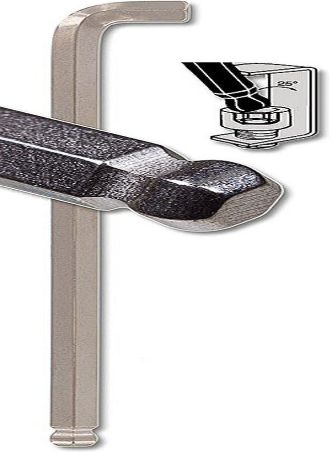 Bondhus - 1/8” BriteGuard Plated Stubby Ball End L-wrench (1pc Bulk) - 26707-1 - Image 2