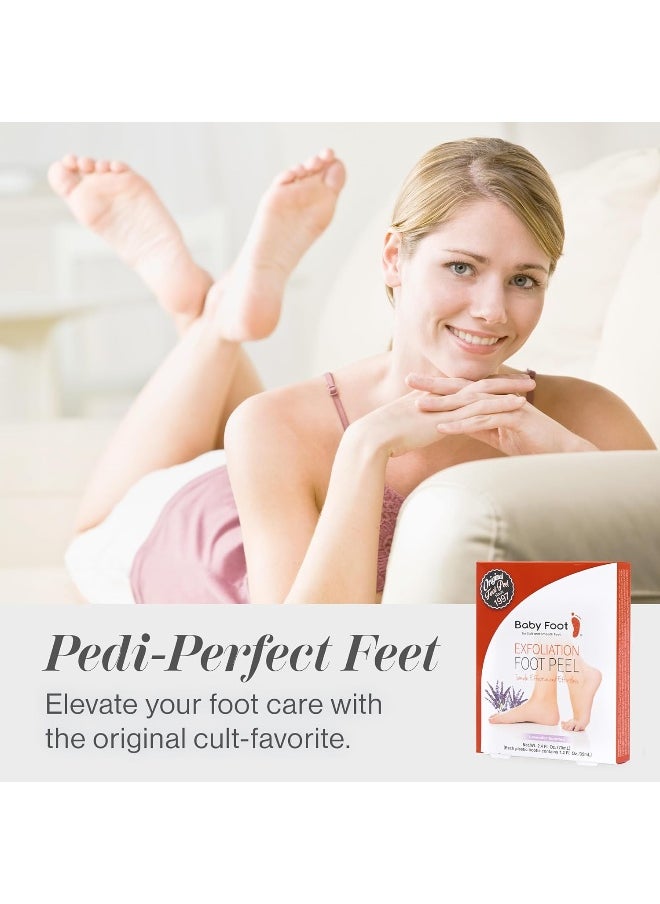 Baby Foot - - Original Exfoliant Foot Peel - 2.4 Fl. Oz. Lavender Scented Pair - Image 1
