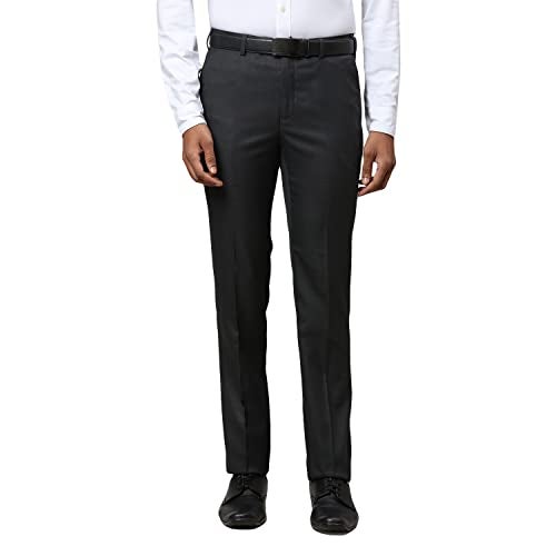 Raymond Men Slim Fit Trouser (Dark Grey_38) - Image 1
