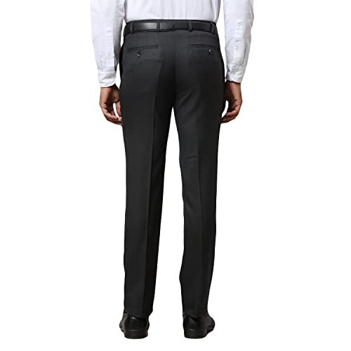 Raymond Men Slim Fit Trouser (Dark Grey_38) - Image 4