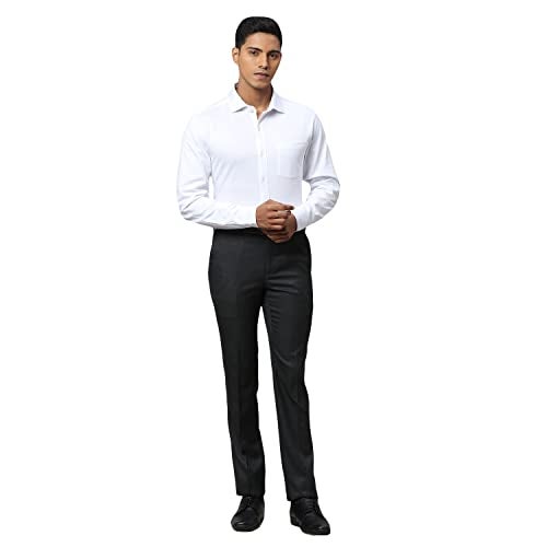 Raymond Men Slim Fit Trouser (Dark Grey_38) - Image 5