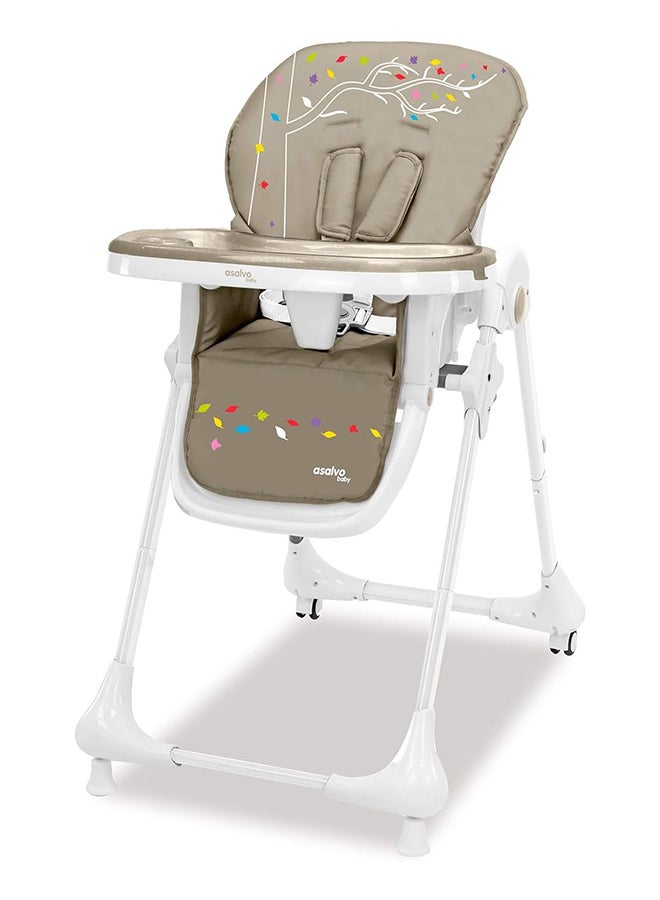 asalvo High Chair With Wheels - Tree - Image 1