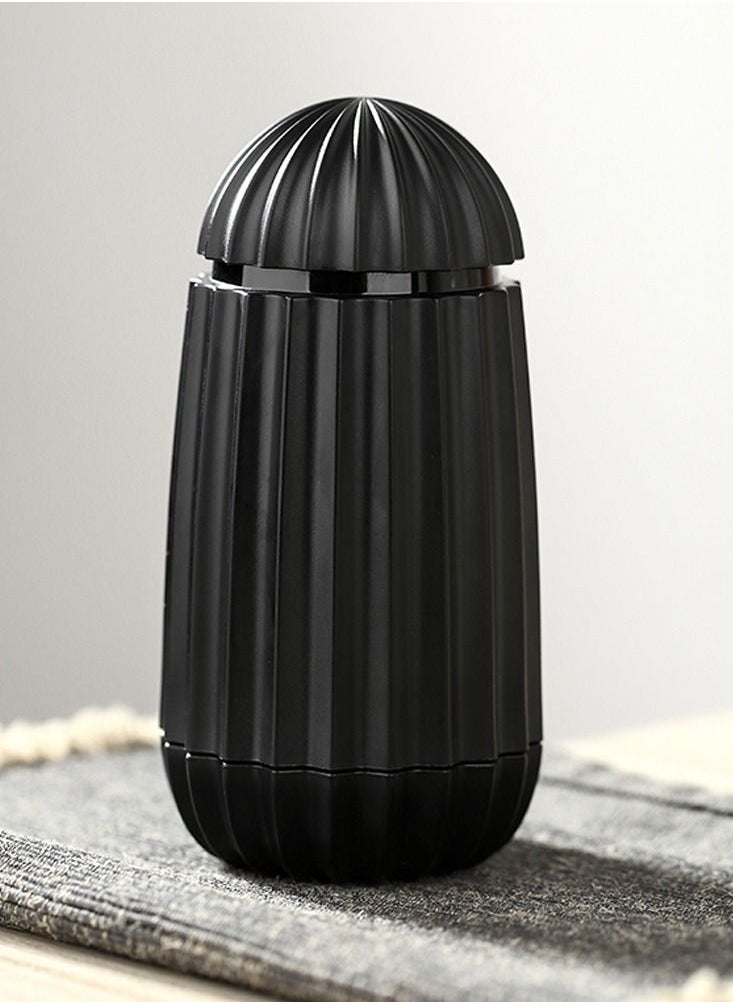 SYOSI SYOSI Retractable Toothpick Holder Cactus Shaped Automatic Toothpick Dispenser Toothpicks Case Storage Organizer for Kitchen Decorations Black  - Image 1
