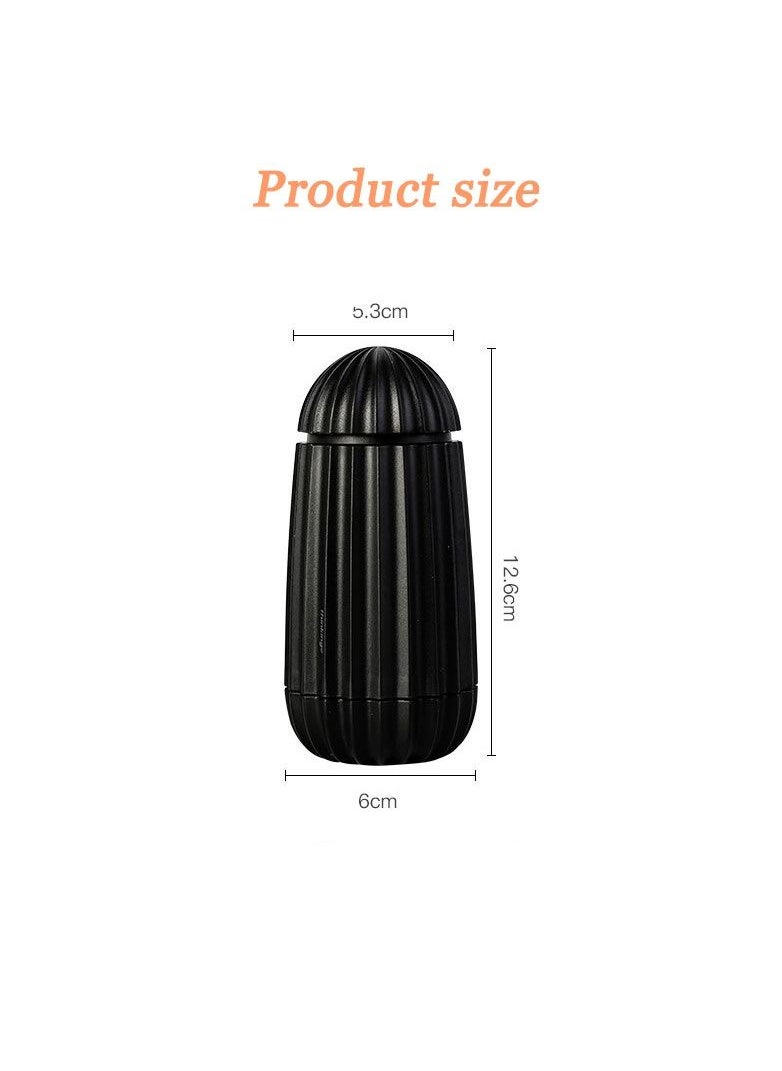 SYOSI SYOSI Retractable Toothpick Holder Cactus Shaped Automatic Toothpick Dispenser Toothpicks Case Storage Organizer for Kitchen Decorations Black  - Image 5