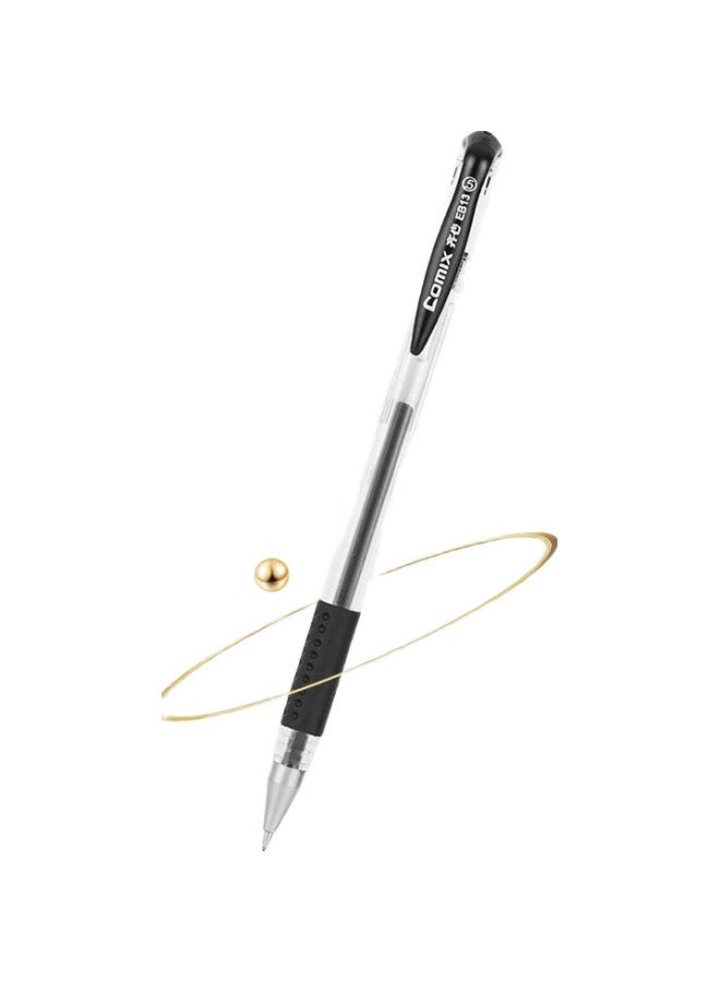 Comix 30-Pack 0.5Mm Black Gel Pen, Soft Grip, Pull-Off Cap, Signature Pen, Business Pen, Eb13 - Image 1