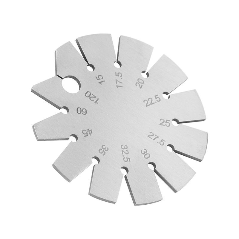 Bevel Angle Gauge Stainless Steel Oblique Edges Protractor for Knife Blade Measuring 15‑120 Degree - Image 3