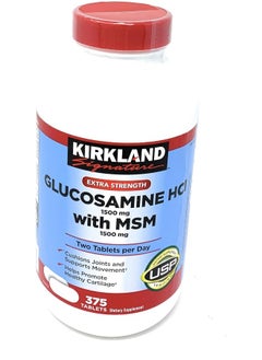 Extra Strength Glucosamine Hci 1500Mg With Msm 1500 Mg 375 Tablets