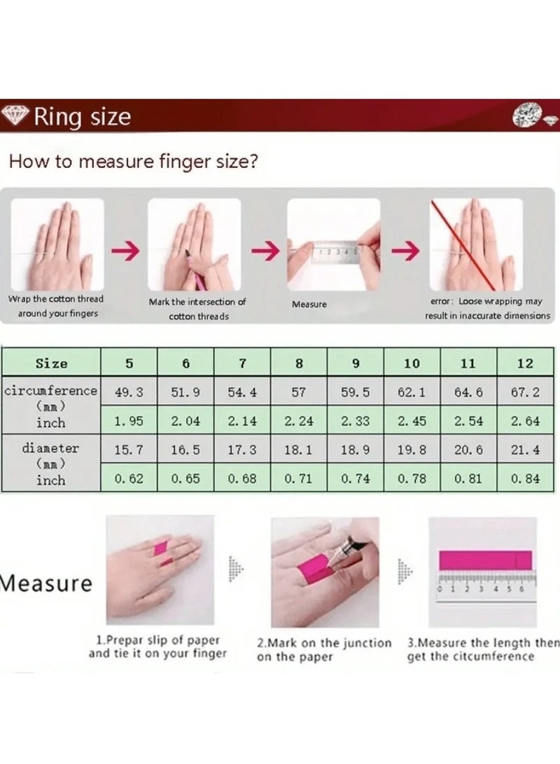 اكسسوارات نسائية خاتم نسائي ذهبي بكريستال أخضر فخم - Image 3