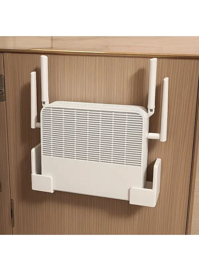 2pcs Black Wall Mounted Adhesive Shelf Hooks For Scale Cutting Board Game Console - Image 5