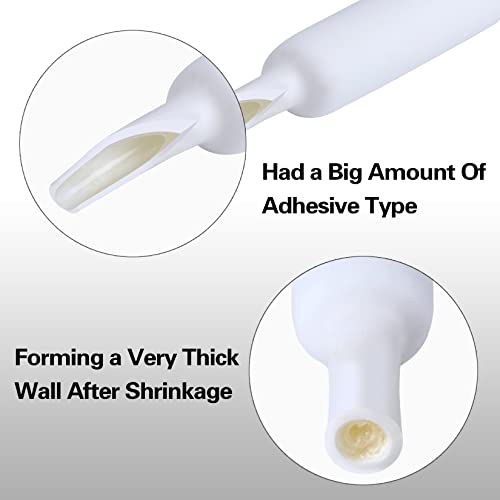 XHF 1/2 Inch 3:1 Waterproof White Heat Shrink Tubing 4 Ft Marine Grade Wire Cable Adhesive Lined Tube Insulation Seal Against Moisture Corrosion and Air Leakage - Image 2