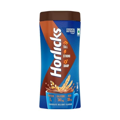 Horlicks Chocolate Malt Drink Powder 400g  Made in UK  Creamy  Delicious Chocolate Flavor Easy to Prepare with Hot or Cold Milk - Image 1