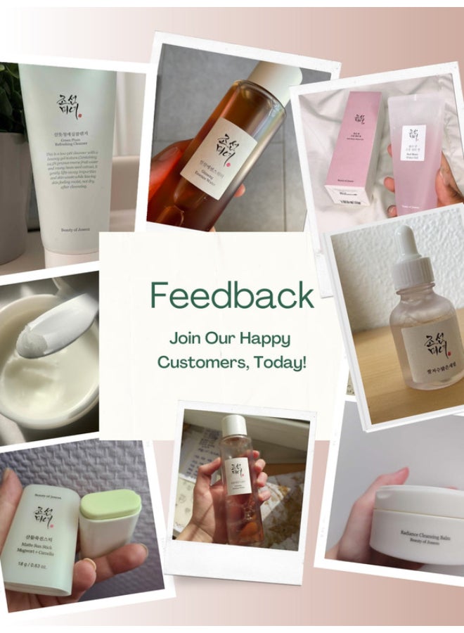 Beauty of Joseon Complete Harmony Collection For Vibrant Skin Cleansing Balm Cleansing Foam Essence Water Glow Deep Serum Red Bean Water Gel Sunscreen Matte Sun Stick 420grams - Image 3
