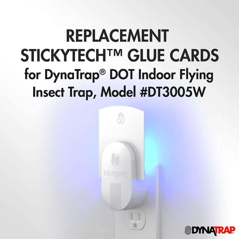 Dynatrap 23005-0612 Dot Stickytech Replacement Indoor Flying Insect Trap Glue Cards - 6 Pack - Image 2