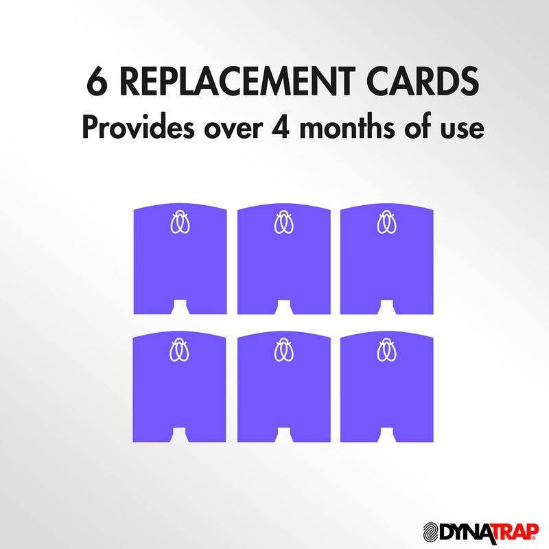 Dynatrap 23005-0612 Dot Stickytech Replacement Indoor Flying Insect Trap Glue Cards - 6 Pack - Image 5