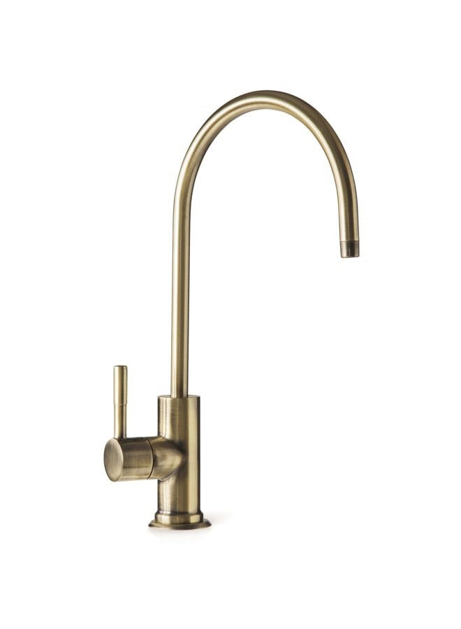iSpring GA1-AB Heavy Duty Contemporary Style High Spout Kitchen Bar Sink Non-Air Gap Drinking Water Faucet in Antique Brass - Image 1