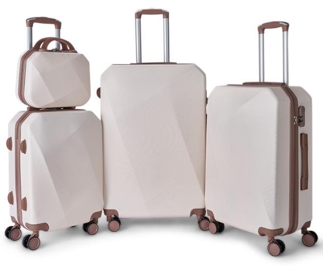 LIMRA Travel bags from limra 4-piece set beige/gold - Image 1