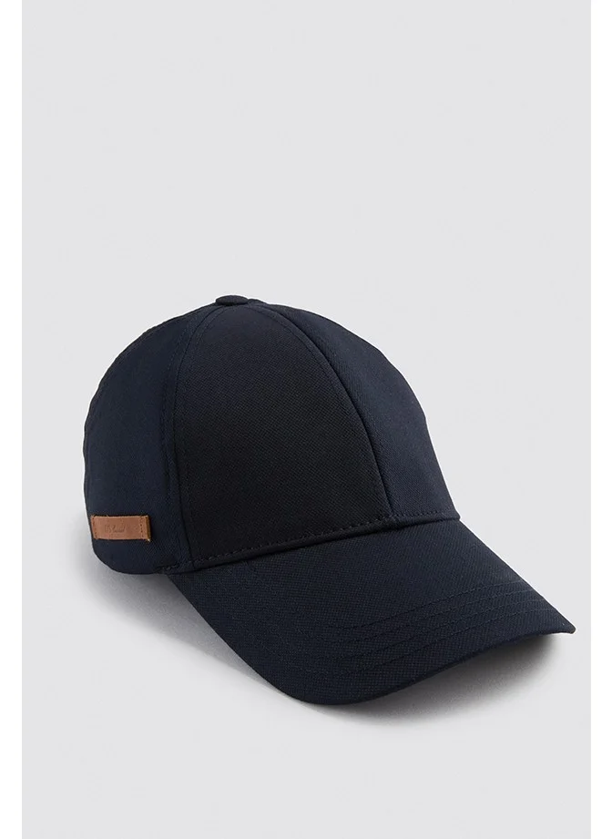 D'S DAMAT Navy Blue Dobby Hat 9HC68S208SPKM