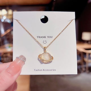Titanium Steel Necklace Elegant Zircon Pendant X170 titanium steel real gold color - pzsku/Z577256D0558797F655C7Z/45/1746206597/25969a09-431a-4c3b-a716-10b9848c3a31