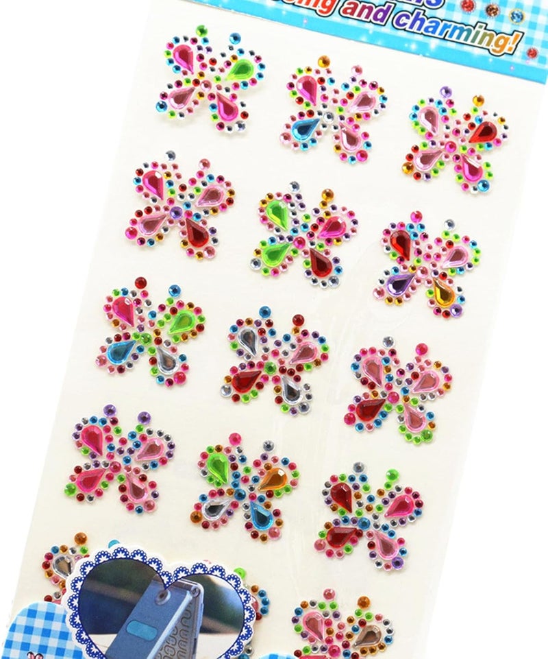 Sticker Jewels Rhinestones for, Selfs Adhesive Stick on Gemstones for Face Scrapbooks Supplies for - Image 4