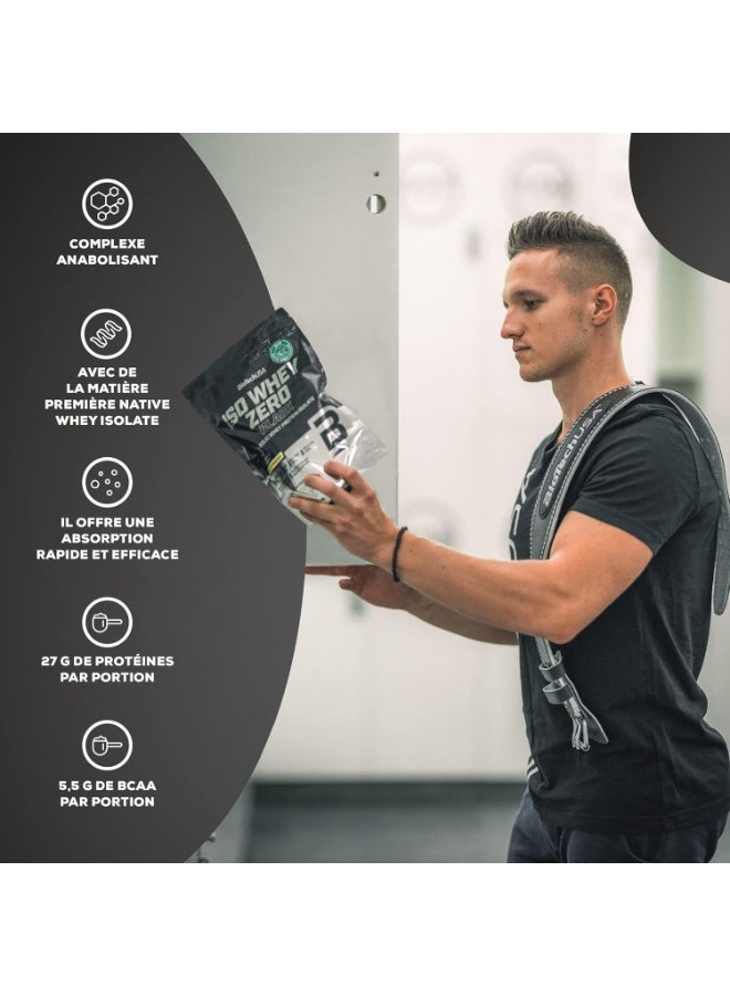 BioTechUSA Iso Whey Protein Zero Black Protein with Creatine, Zinc, Vitamin B3 and Amino Acids Vanilla 908g - Image 3