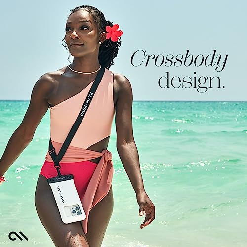 Case-Mate 2 Pack IP68 Waterproof Phone Pouch - Floating Waterproof Phone Case w/Crossbody Lanyard - Beach Cruise Ship Travel Essentials - Compatible w/All Devices, Touchscreen Friendly - Sand Dollar - Image 3