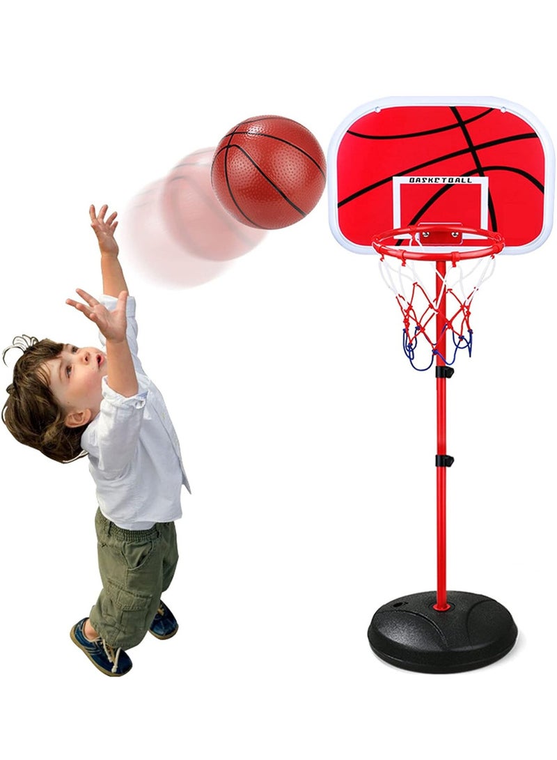 RollsTimi  Basketball Stand Adjustable Basketball Hoop Basketball Portable Boards Kids Toy - Image 1