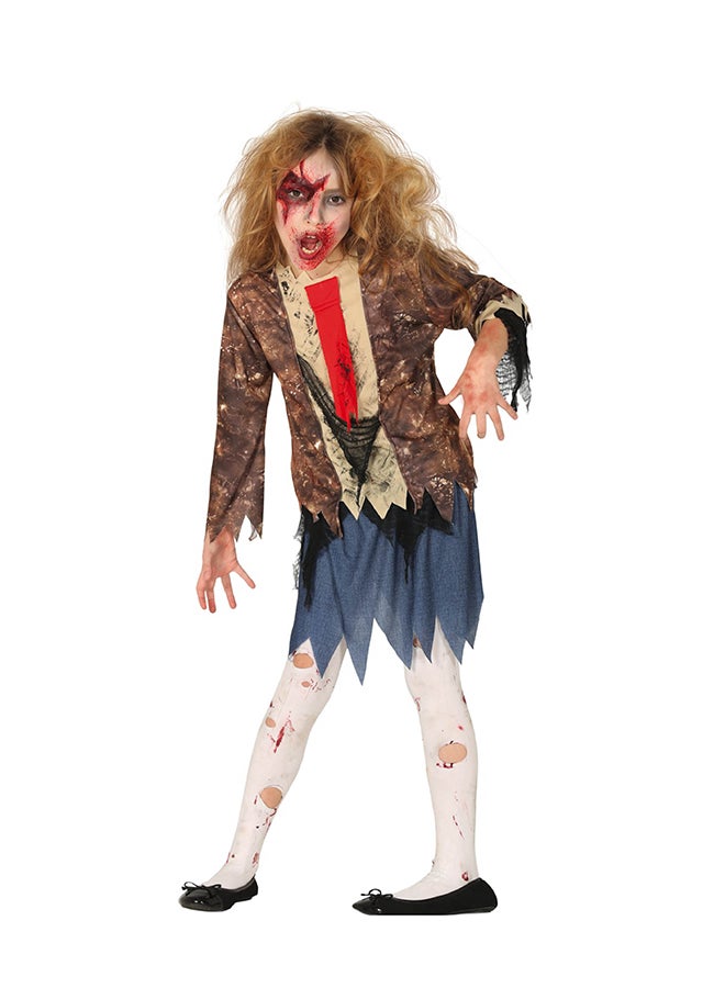 Fiestas Guirca Child Zombie Costume, Size 5-6 Years. Costume includes: Jacket with tie and shirt, trousers 