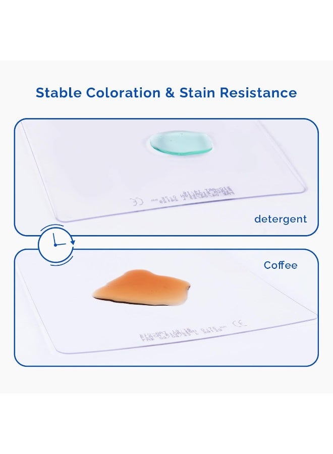 JMU أوراق تشكيل الفراغ من JMU من الكوبوليمر 0.75 مم، 5 قطع مواد تشكيل حراري عالية الشفافية لآلة تشكيل الفراغ 5'' x 5'' - Image 3