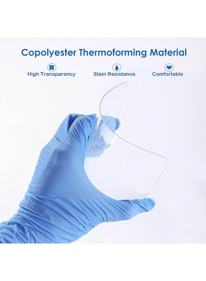 JMU أوراق تشكيل الفراغ من JMU من الكوبوليمر 0.75 مم، 5 قطع مواد تشكيل حراري عالية الشفافية لآلة تشكيل الفراغ 5'' x 5'' - Image 2