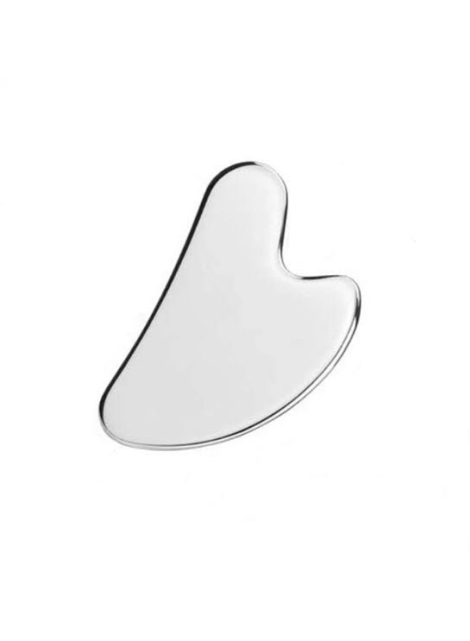 Stainless Steel Gua Sha for Self Care, Metal Gua Sha Facial Tool, Guasha Tool for Face and Body Treatment - Image 1