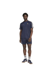 Adidas Adidas Juve Icon Sho Blue Football Shorts For Men Xs  - Image 5
