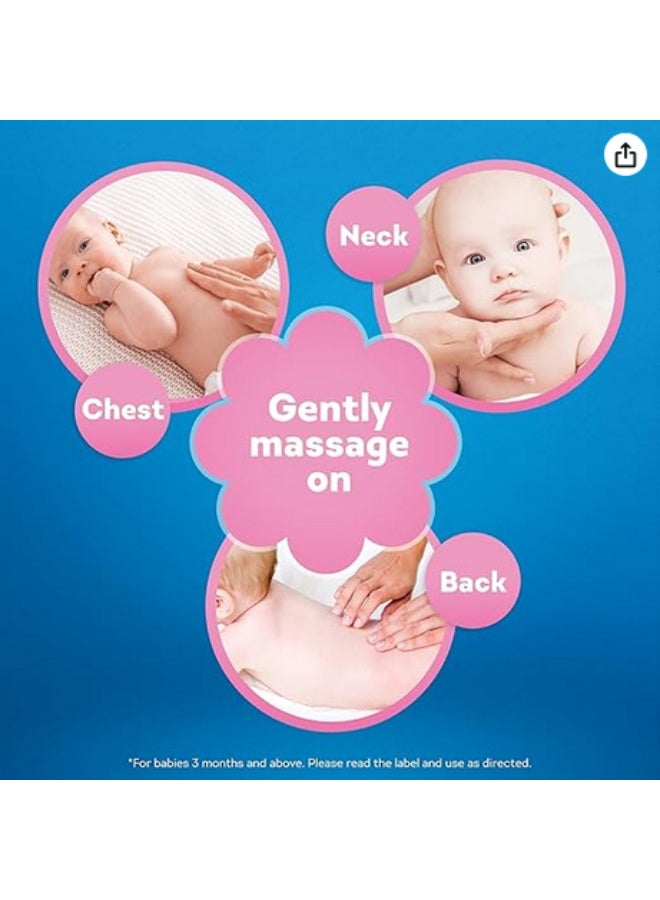 Vicks VapoRub Vicks Original Germany Made - Baby Rub Balm - Soothing Ointment - 50g - Image 5