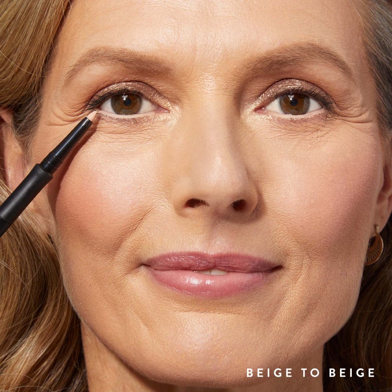 LAURA GELLER NEW YORK INKcredible Gel Eyeliner - Beige to Beige - Waterproof Smudge-proof Eyeliner Pencil - Built in Sharpener - Image 2