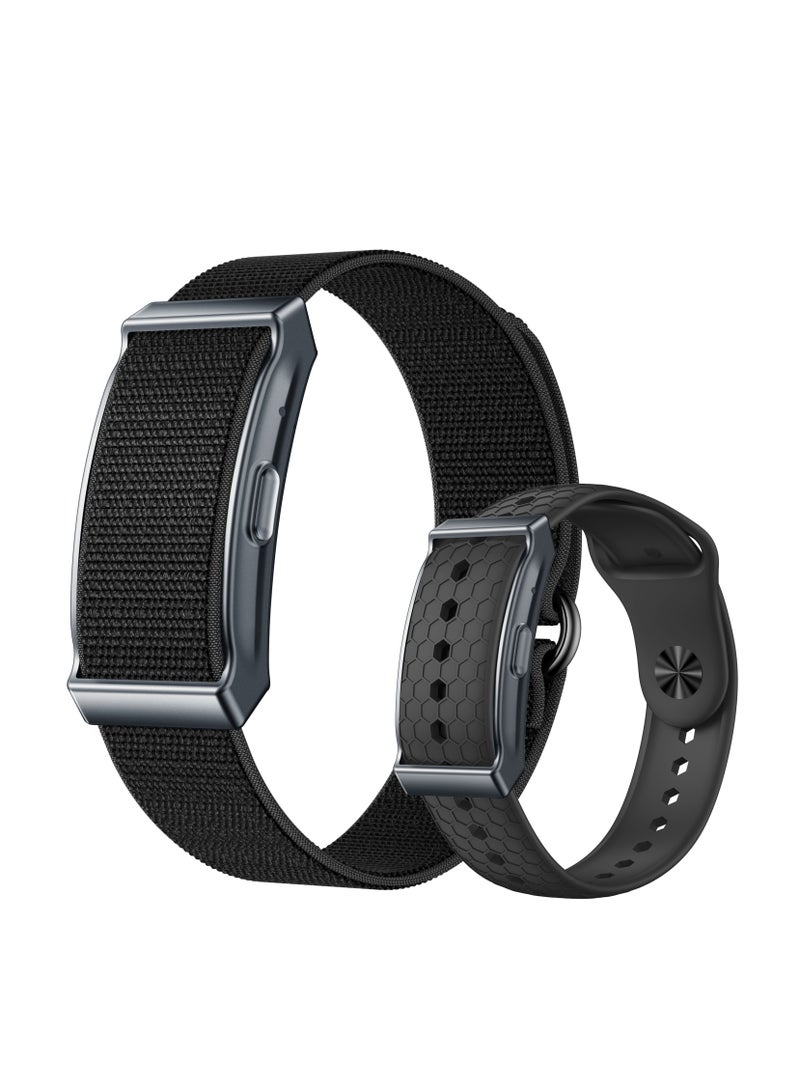 LIGE Stylish and Durable Smart Bracelet for Men Screenless Fitness Tracker Smart Wristband,24 Hour Health Tracking,Light and Slim,IP68 Waterproof,Two Black Replaceable Straps for Outdoor - Image 1