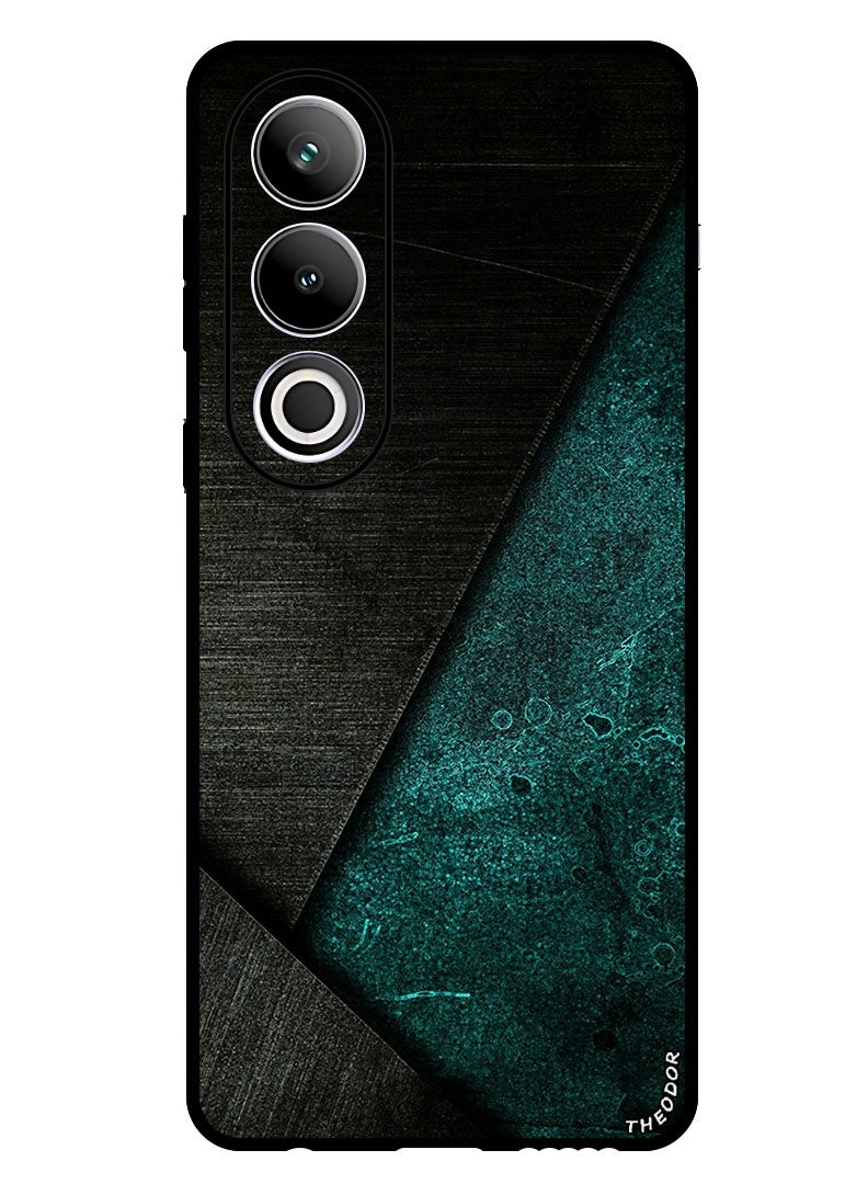 Theodor Protective Case Anti Scratch Shock Proof Bumper Cover For OnePlus Ace 3V Black Dark Green Pattern - Image 1