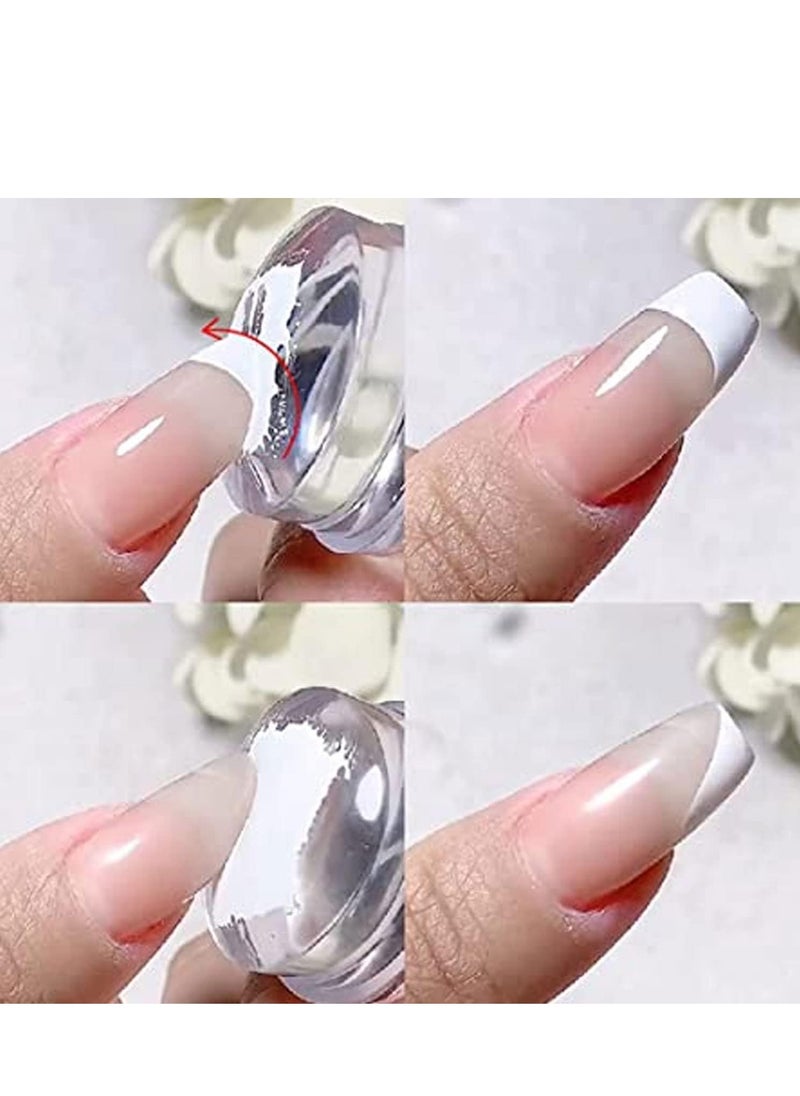 Generic - French Nail Stamping Manicure Silicone Nail Art Nail Design and Nail Supplies for Nail Stamping and Printing Nail Art Decorations for Nail Art - Image 1