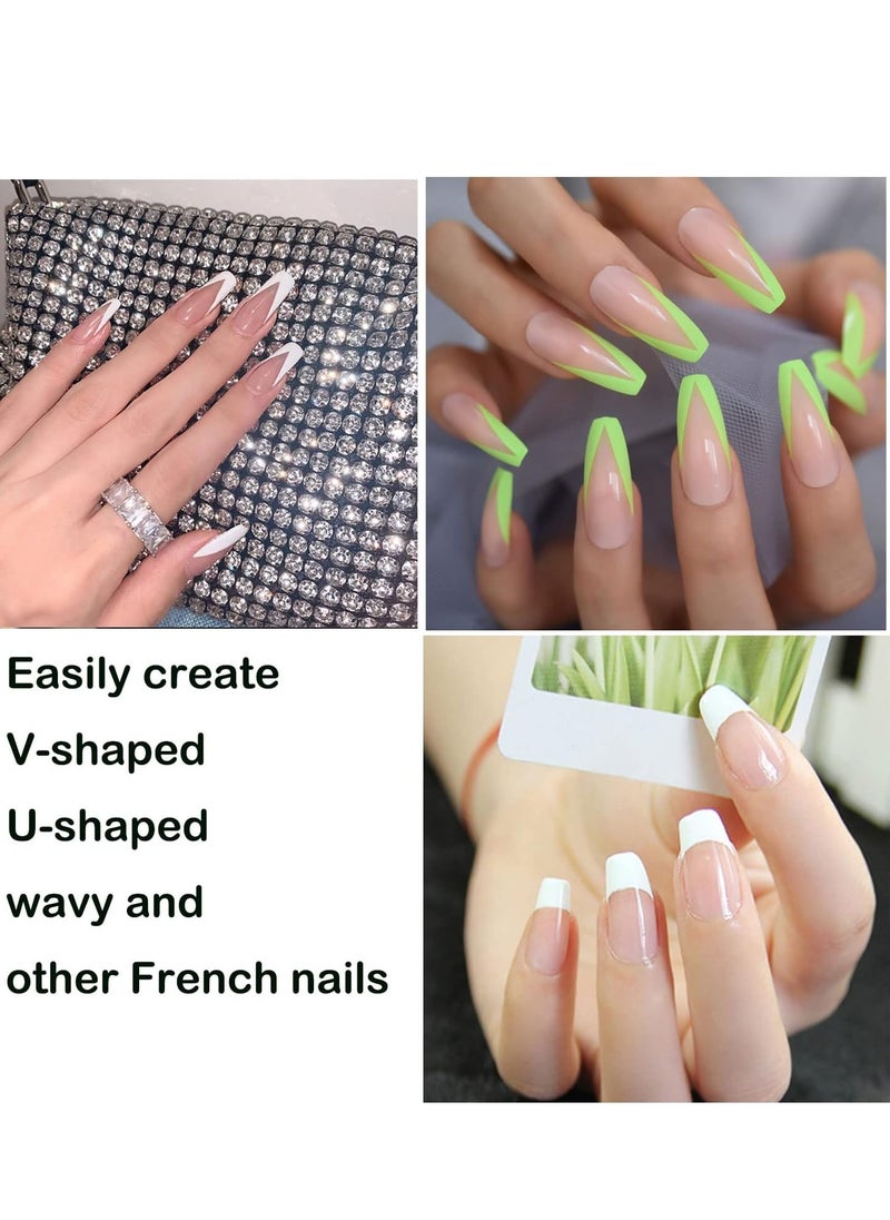 Generic - French Nail Stamping Manicure Silicone Nail Art Nail Design and Nail Supplies for Nail Stamping and Printing Nail Art Decorations for Nail Art - Image 1