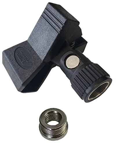 AUDIO 2000'S Audio 2000s AMC4171 Universal Microphone Clip Holder with Adapter (3 Pack) - Image 3