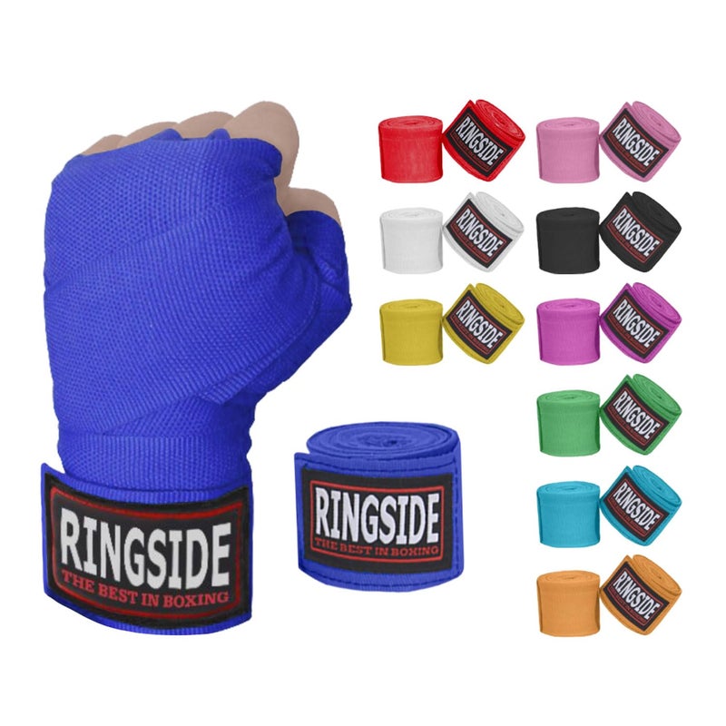 Ringside Mexican Style Boxing Hand Wraps Pair Blue
