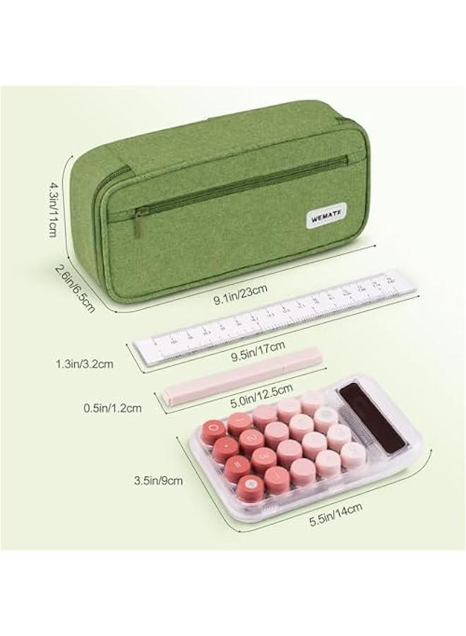 Arabest High-capacity Pencil Case for Stationery, Pen Storage Organizer Bag, Marker Holder Box for Men and Women.  - Image 5