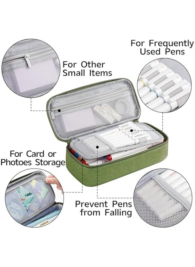 Arabest High-capacity Pencil Case for Stationery, Pen Storage Organizer Bag, Marker Holder Box for Men and Women.  - Image 4
